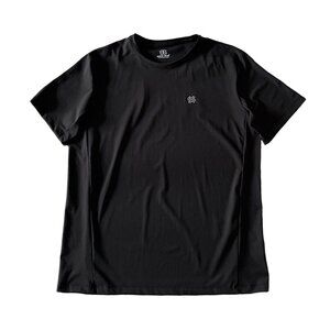 Black Round Neck Quick-Drying Short-Sleeved T-Shirt Kolon Sport